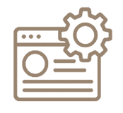 on-page seo optimization icon for hotels restaurants hospitality marketing