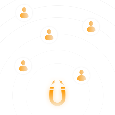 hospitality lead generation icon