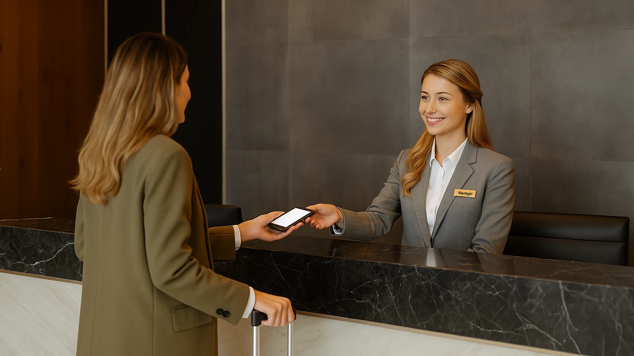 Digital check-in - increase occupancy rate in hotel