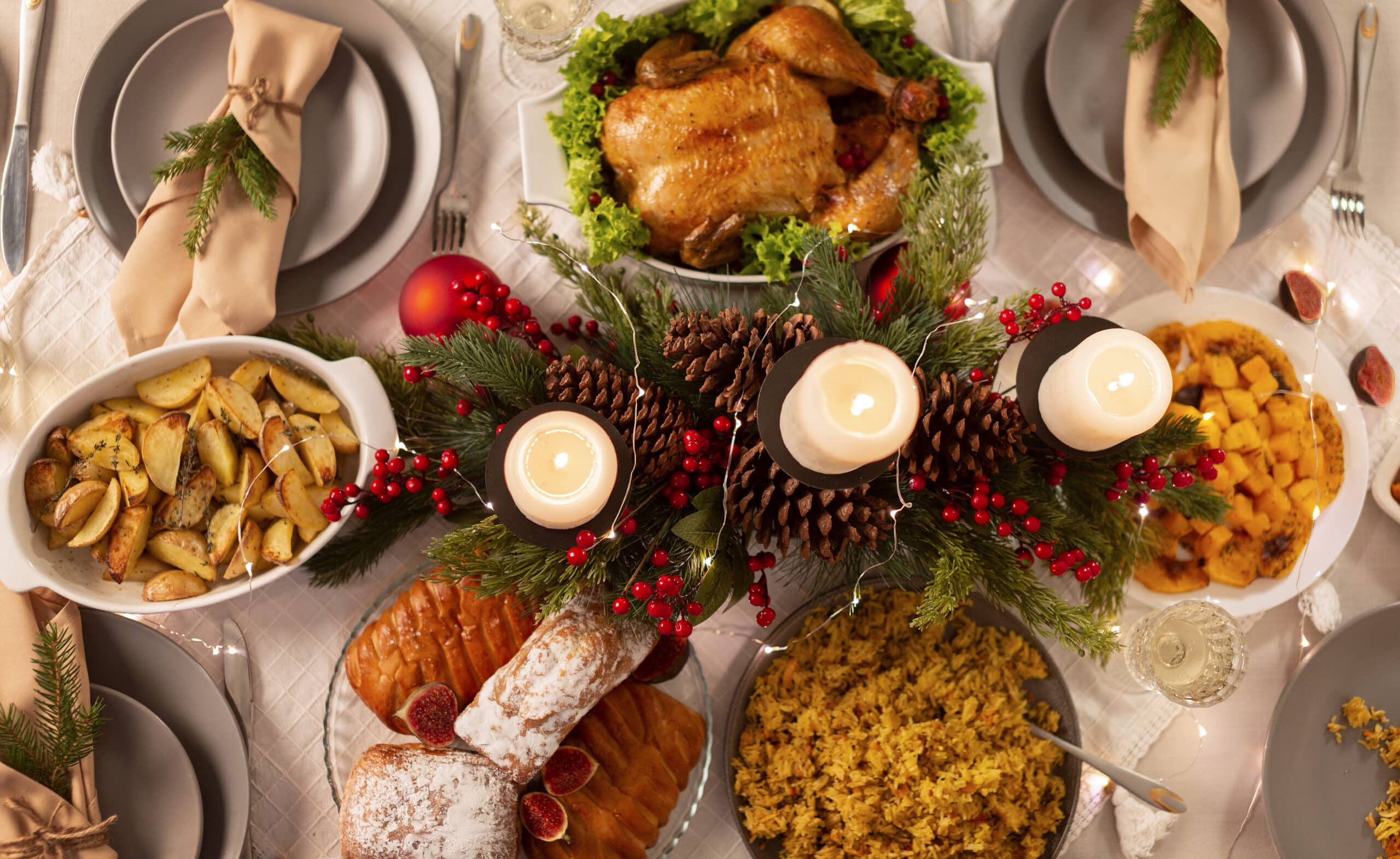 Christmas Party table